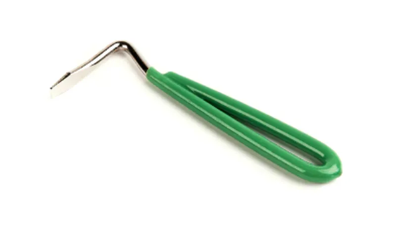 Ezi-Groom Pear Shaped Hoof Pick Lime Green One Size